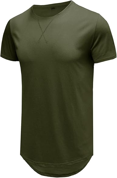 long tail v neck t shirts