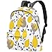 Produktbild Cute Sloths On The Yellow Lemons Mädchen Schulrucksack College Bookbag Lady Reiserucksack Laptop Tasche