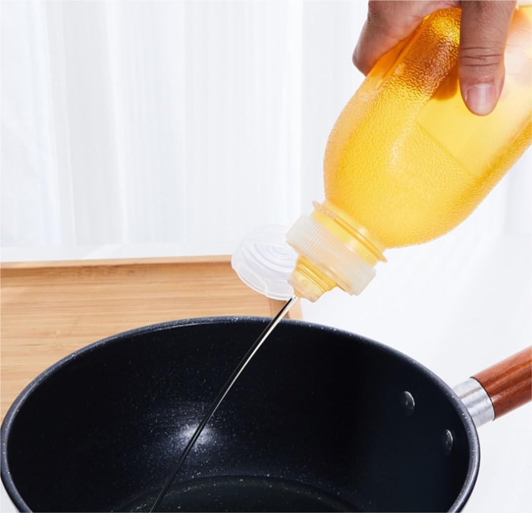Bottiglia da spremere da 300 ml per condimenti per insalata, ketchup e senape, dispenser per condimenti per cucina, facile da usare, perfetto per casa e barbecue