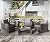 LHBcraft 7 Piece Patio Outdoor Furniture Set, Outdoor Sectional, All-Weather Hand-Woven Wicker Patio Sectional Sofa, Rattan Outside Furniture with Grey Cushion and Glass Coffee Table