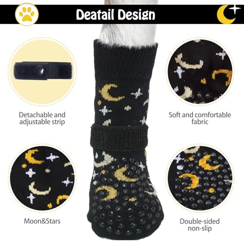 Protections de pattes anti-torsion et anti-glisse pour grand chien - 4