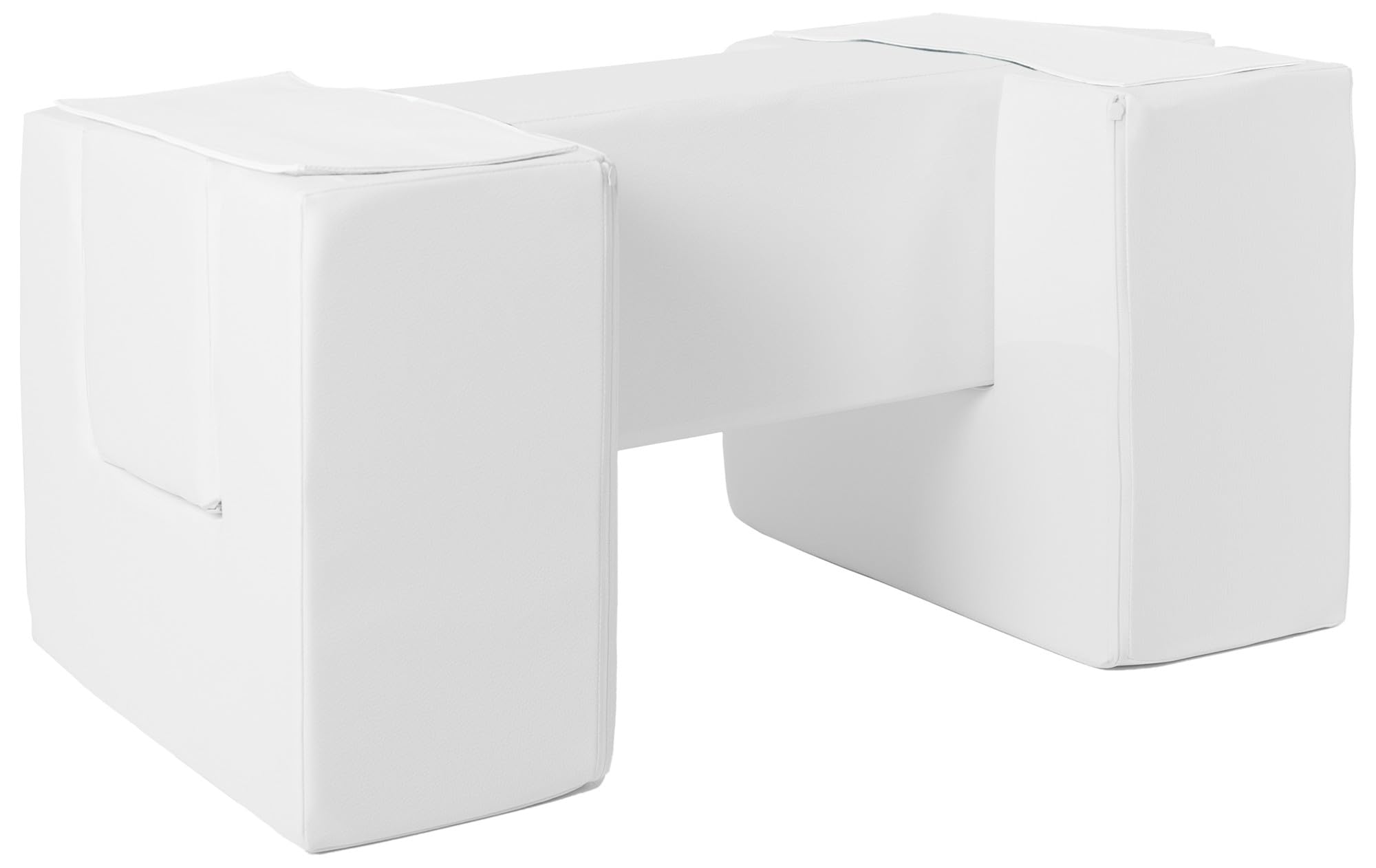 Velinda Footbridge-V, 3 blocks, soft play, indoor, outdoor, play, rehabilitation (colour: white) — image 1
