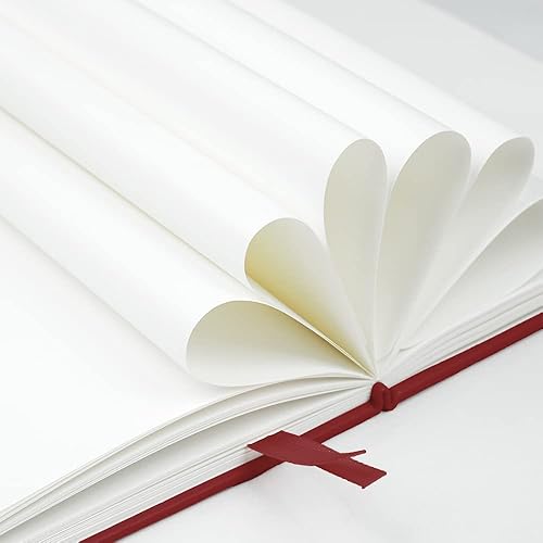 Miniatura 10 de JOYEUX Cuaderno en blanco, A5, 160 páginas, 100 Gsm grueso, cuaderno de bocetos de tapa dura para escribir, cuadernos de 5.7 x 8 pulgadas para el