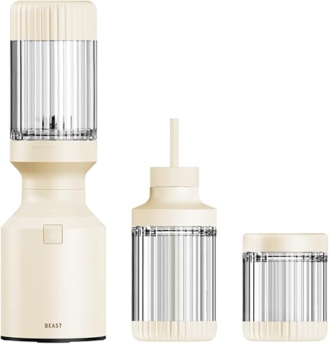 The Beast Mini Blender Plus Mini licuadora de cocina para encimera Mezcla batidos y batidos, aderezos, salsas, salsas Recipientes adicionales,