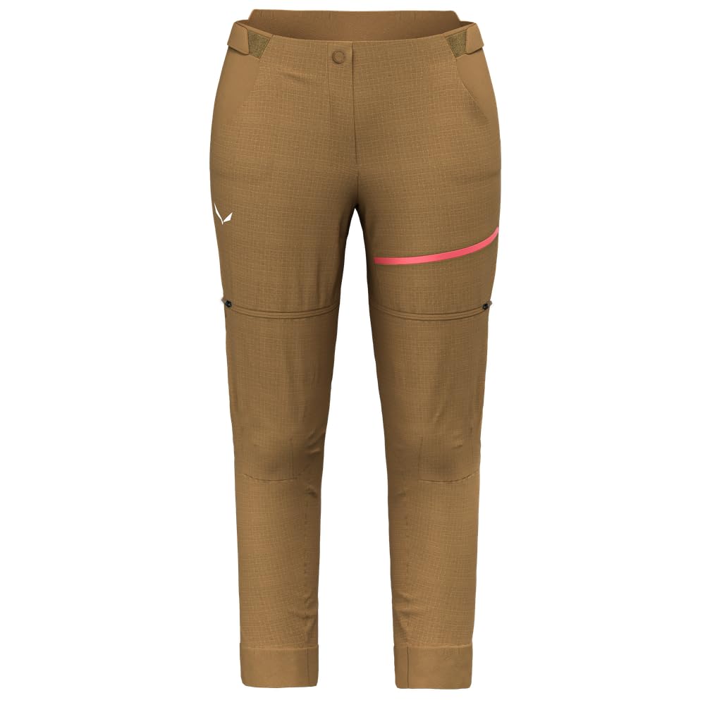 Salewa Vento Hemp/Dst 2 w 1 spodnie W złoty brąz XL