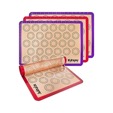 Kitzini Macaron Silicone Baking Mats Cover