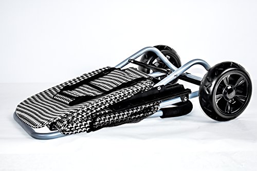 Image of dbest products Trolley Dolly Shopping Grocery Foldable Cart Storage Mom, Houndstooth