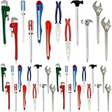 36 Pcs Novelty Tool Ballpoint Pens Fun Pens Hardware Hand Tool Pen Pipe Wrench Pincer Pliers for School Stationary Office Supplies