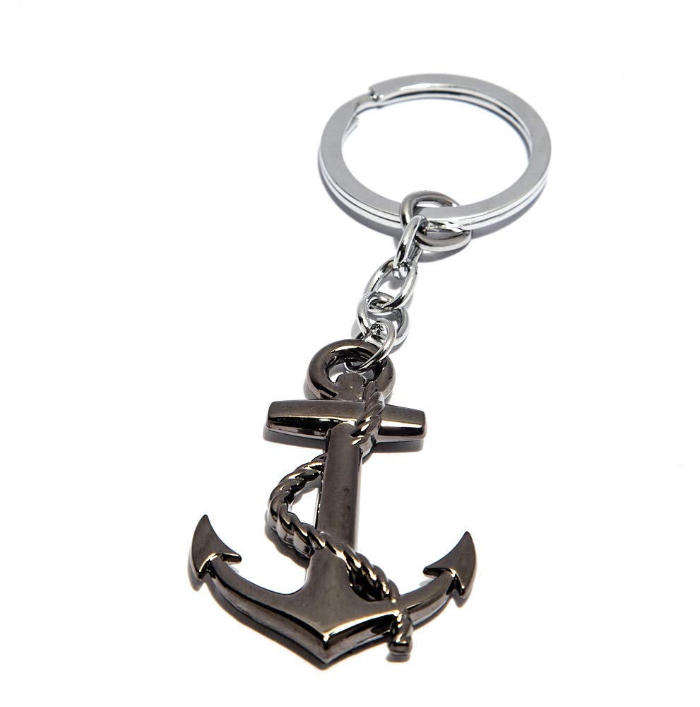 Car Keychain Anchorage Logo - Gray