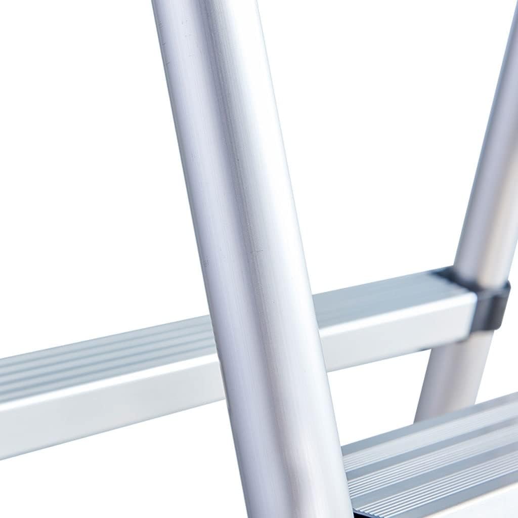 Step Ladder Retractable Ladder Portable Stepladder Step Stool Folding Easy to Carry folsdable ladders for Second Story Windows A Type Aluminum Telescoping Ladder Folding Step Stool