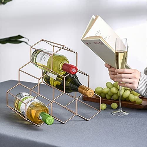 Soporte para botellas de vino YYDS para mesa 6 botellas miniatura 6