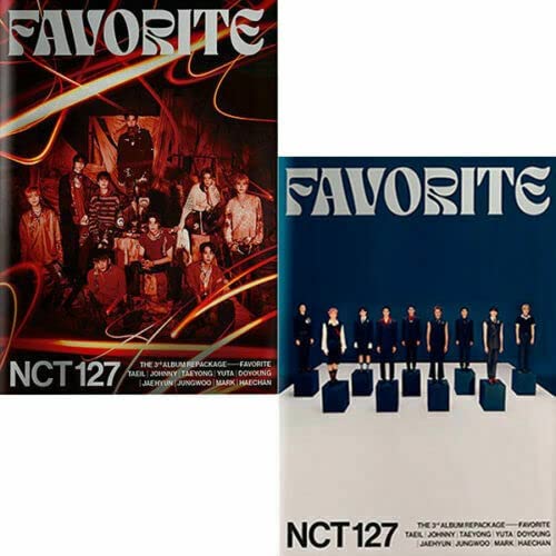 NCT 127 Favorite 3rd Repackage Album 2 Version Set CD+1p Poster+112p PhotoBook+1p Bookmark+1p Postcard+1p Pendant Card+1p PhotoCard+Message PhotoCard Set+Tracking Kpop Sealed