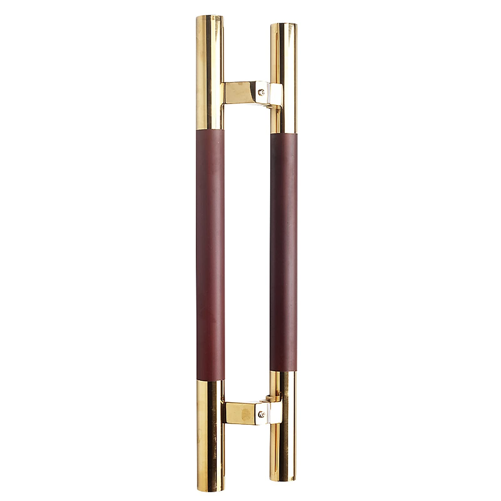 Bhgfyxbs D Ouble Side Push Pull Oor Handle, 20In/24In/47In Stainless Steel Handle Pull, For Hotel Office Glass/Wooden Oor, Woo-Like Texture Esign/Silver/60Cm/23.6In,-60Cm/23.,-60Cm/23.6In