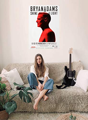 Bryan Adams - Shine A Light, München 2019 » Konzertplakat/Premium Poster | Live Konzert Veranstaltung | DIN A1 «