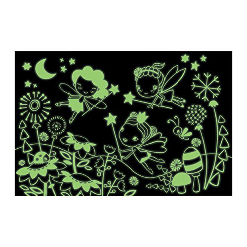 Image of FAIRIES GLOW IN THE DARK PUZZLE: 100 Pieces