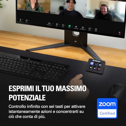 Elgato Stream Deck Mini Individuale Controllo Creazione di Contenuti in Diretta con 6 Tasti LCD Personalizzabili, per Windows 10 e MacOS 10.13 o Successivi, Nero - Immagine 2