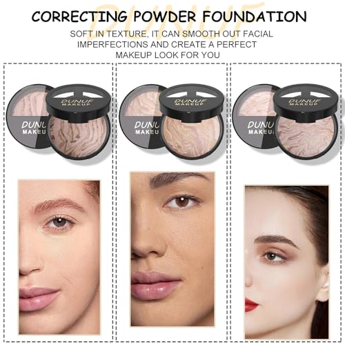 Image of Baked Correcting Pwoder Foundation Makeup, Highlighter Hybrid - Natural Finish, Waterproof Long Lasting, Demi-Matte Natural Finish, Talc-Free, Vegan, 05#