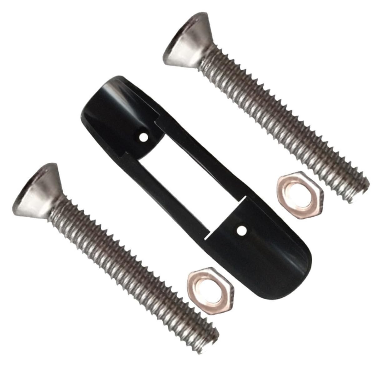 Sosoport Deck Mounted Paddle Clip Fixed Paddle Clamp Screw Sturdy Paddle Buckle for Kayak Canoes Easy Installati