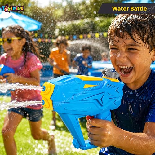 Image of Toyshine Handheld Water Gun Holi Pichkari with Pool Party Summer Festive Fun Toys for Boys Kids