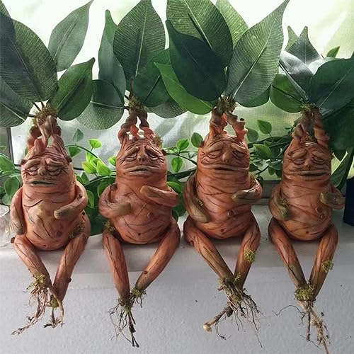 SODVOIMOS Garden Outdoor Decoration Mandrake Tugan Statue Resin Ornament, Mandrake Plant Craft Gifts for Home, Garden, Yard, Lawn Decoration (1 Pcs)