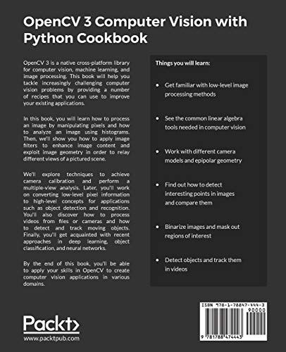 solution: opencv computer vision with python -... Opencv 3 Computer Vision With Python Cookbook Leverage The Power Of