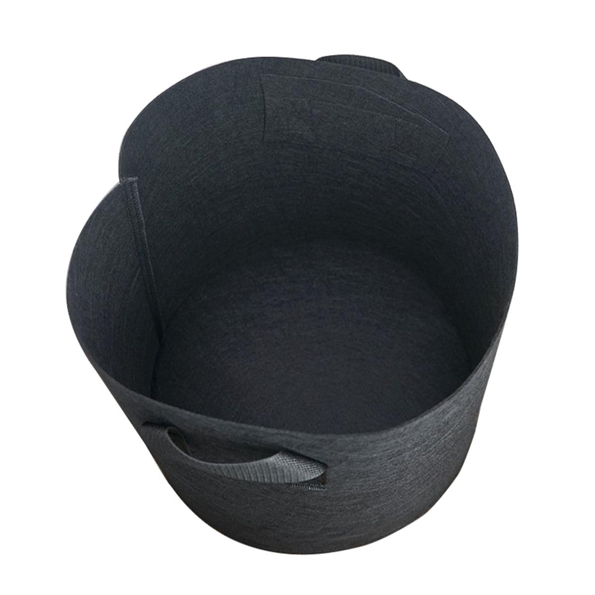König Design 30 x 10L Pflanzsack de tela no tejida – Juego de 30 bolsas de 10 l de 300 g/m² de fieltro y tela no tejida – Macetas para balcón, terraza, invernadero y jardín
