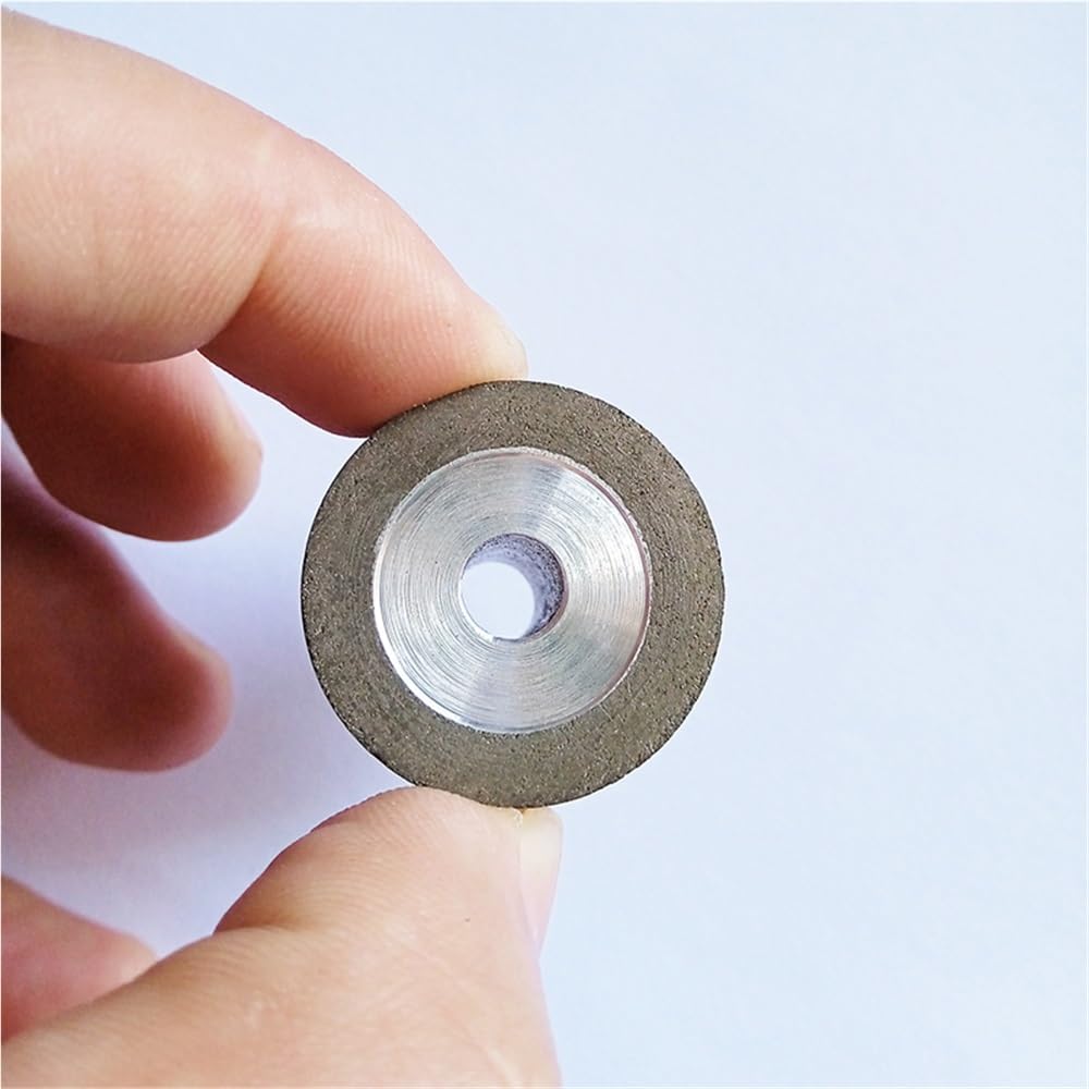 Disco de rectificado interno de alta precisión con aglomerante de resina CBN de grano 120 for acero inoxidable y aleaciones metálicas(18x15x6mm)
