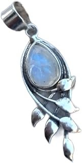 Rainbow Moonstone Pendant, Teardrop Stone Pendant Designer Pendant, Blue Flash Gemstone Pendant, Healing Pendant, Handmade Pendant, Vintage Pendant, Statement Pendant, July Birthstone Pendant, Healing Crystal Pendant, Elegant Pendant, Best Christmas Gifts Idea