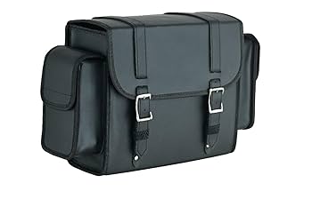 Amazon | ブラック オートバイ シーシーバーバッグ 22.9L