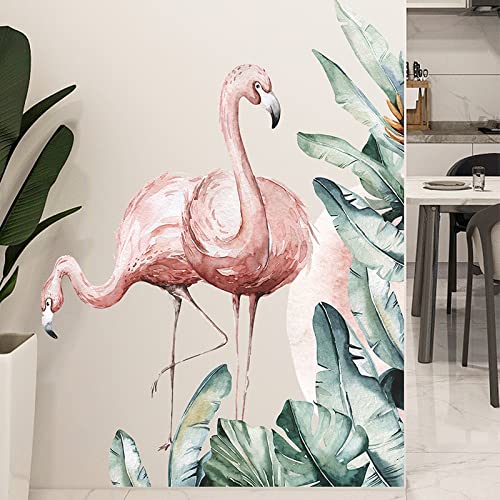 COVPAW® Graz Design Sticker mural XXL Motif flamant rose