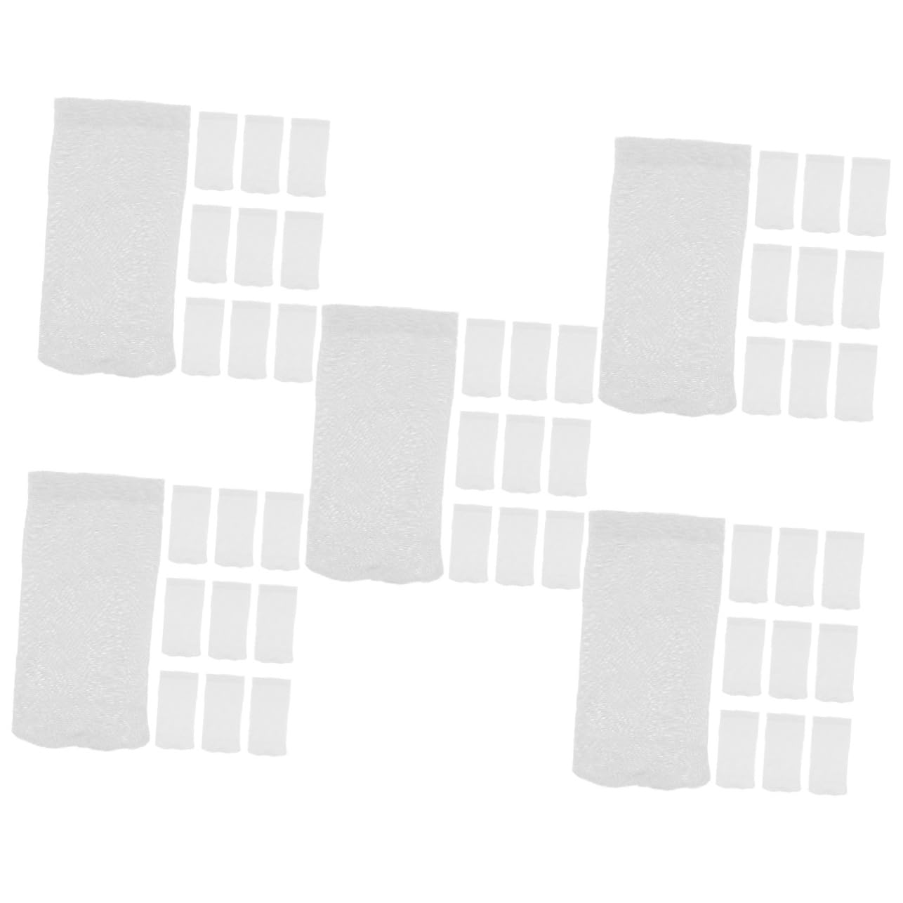 HANABASS 100piezas Calcetines para Filtración De Piscina Fáciles De Usar Limpiar y Capturar Residuos Agua De Acuarios y Piscinas Reutilizables y Desmontables