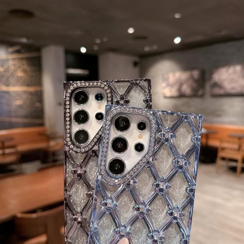 Étui Samsung Galaxy S25 Plus noir en silicone antichoc à paillettes