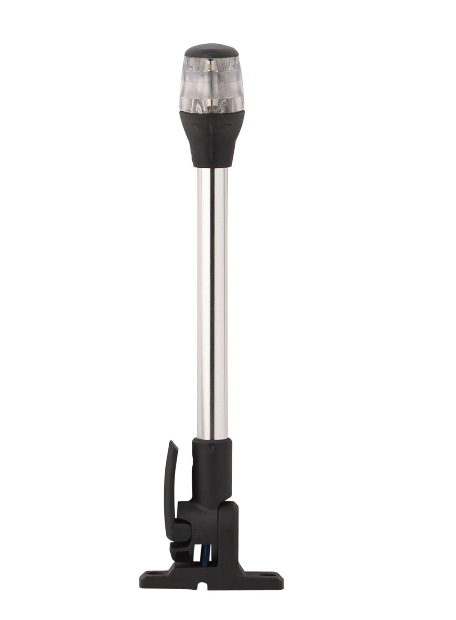 attwood Luce di ancoraggio/testa d'albero a incandescenza pieghevole marina, base orizzontale composita da 30,5 cm, 12 V