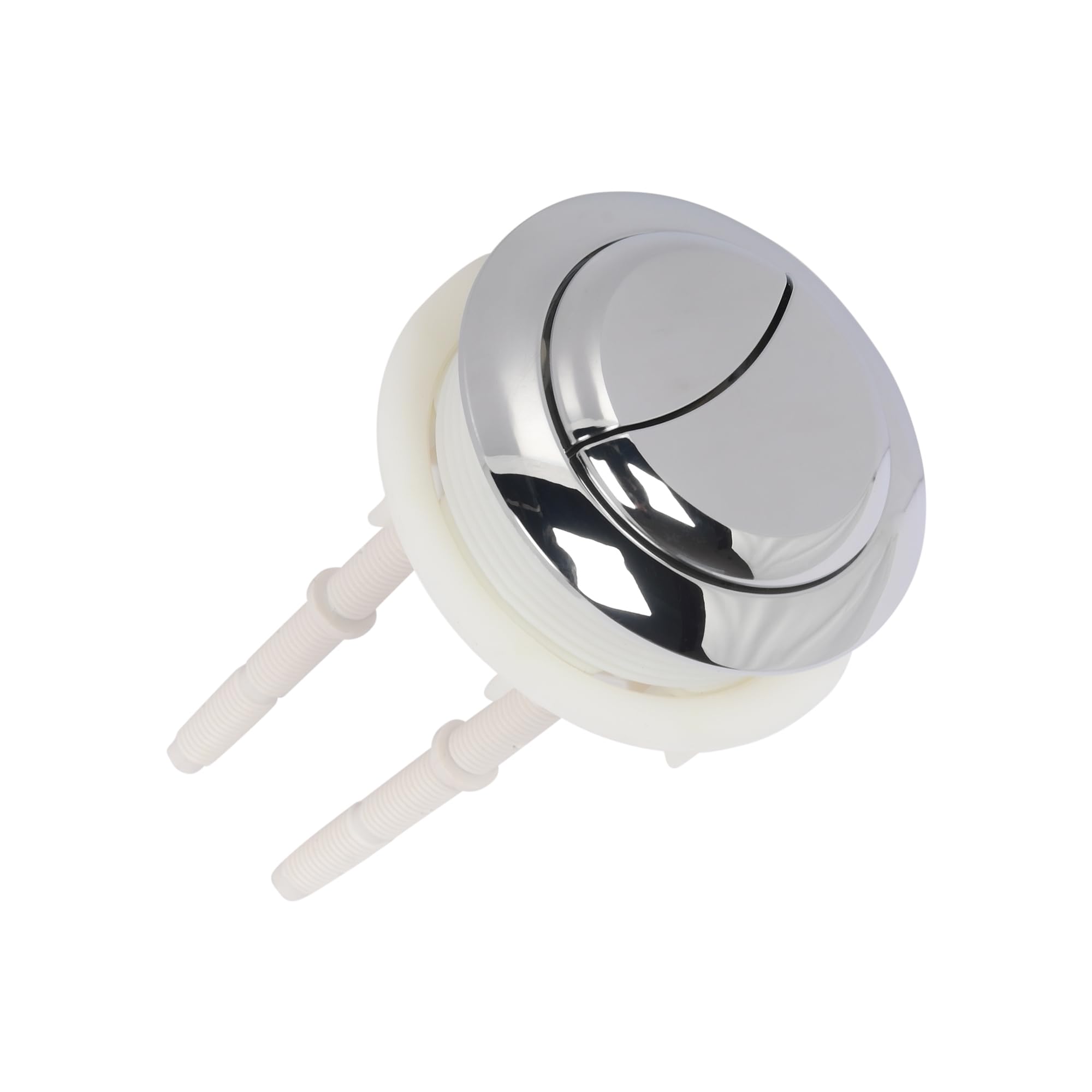 Prem’s Dual Push Flush Button 1.85 inch (47 mm) Round Replaceable Flush Cock for Toilet Tank Commode Push Valve Flush