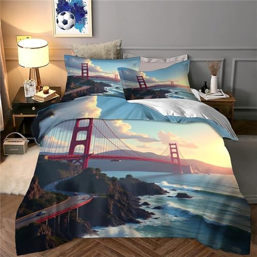 Housse de couette crâne lumineux en microfibre super douce pour lit - 6