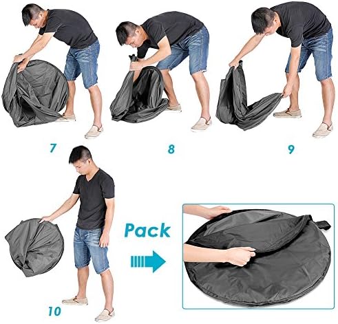 Neewer 6 Ft/183 cm Moveable Indoor outside Photograph Studio Pop Up Altering Dressing Becoming Tent Room with Carrying Case 7 51gh HEA+fL. AC