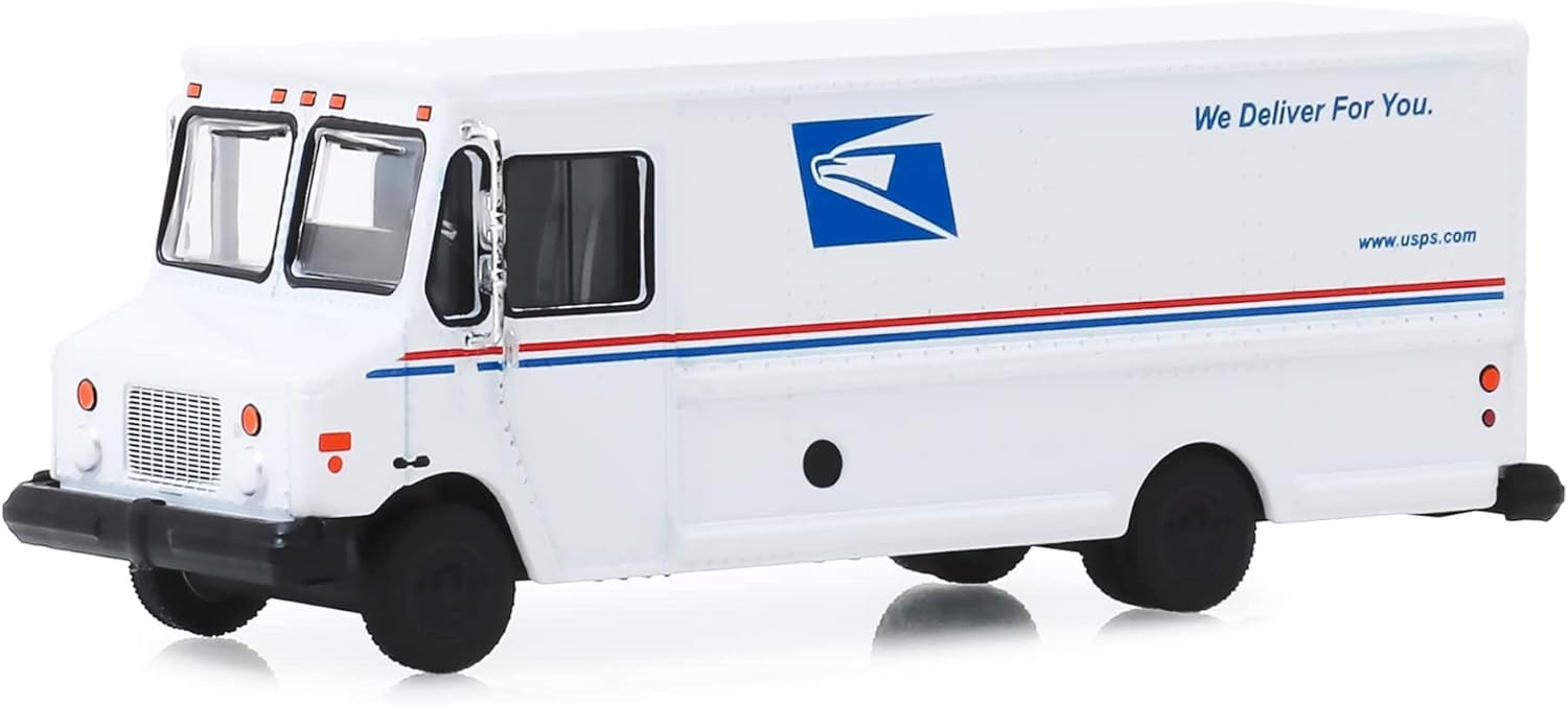 2019 Mail Delivery Vehicle White H.D. Trucks Series 17 1/64 Diecast Model by Greenlight 33170B