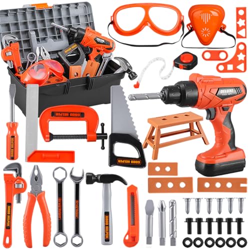 Zealous Toys HB3222 Kids Tool Set – Zealous 48 Pcs Toddler Tool Set cover