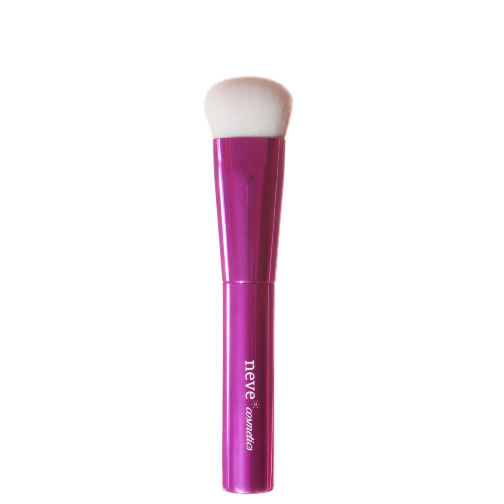 Neve Cosmetics Compact Face Brush for Contouring Blush and Bronzer, neutral