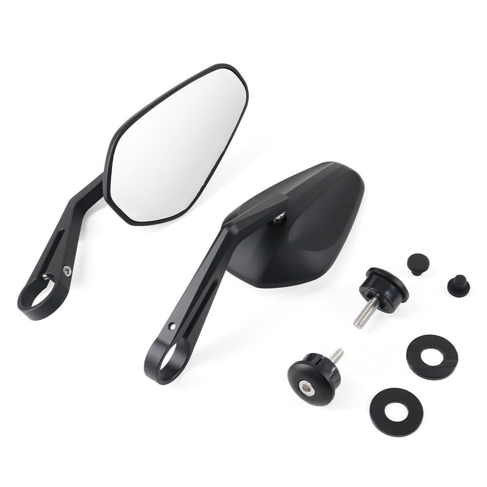 Motocyklowe Lusterka Wsteczne Moto Lusterko końców Pasuje Do Bmw F900R S1000R F900 S1000 R1250 R Lewy Prawy Bok Kierownicy Koniec Lusterka Obrót Motocykl Sportowy(B)