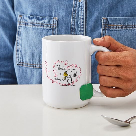 Taza de cerámica CafePress 15 oz (444 ml) blanca miniatura 2