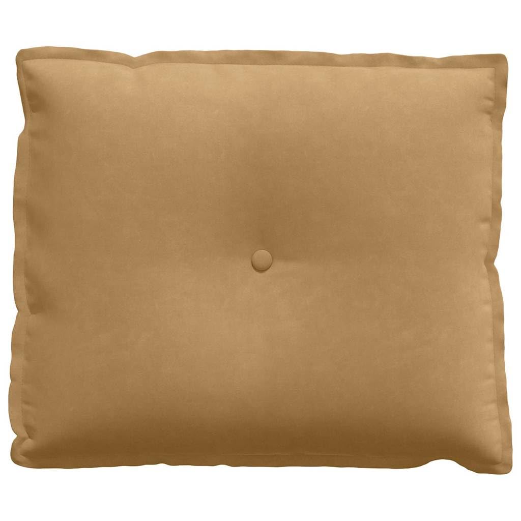 Cojín lumbar marrón de pana de 60 x 50 cm con relleno de poliéster, cojín lumbar ergonómico para sofá, oficina, sillón y cama, apoya la espalda y la columna vertebral para una mejor postura y