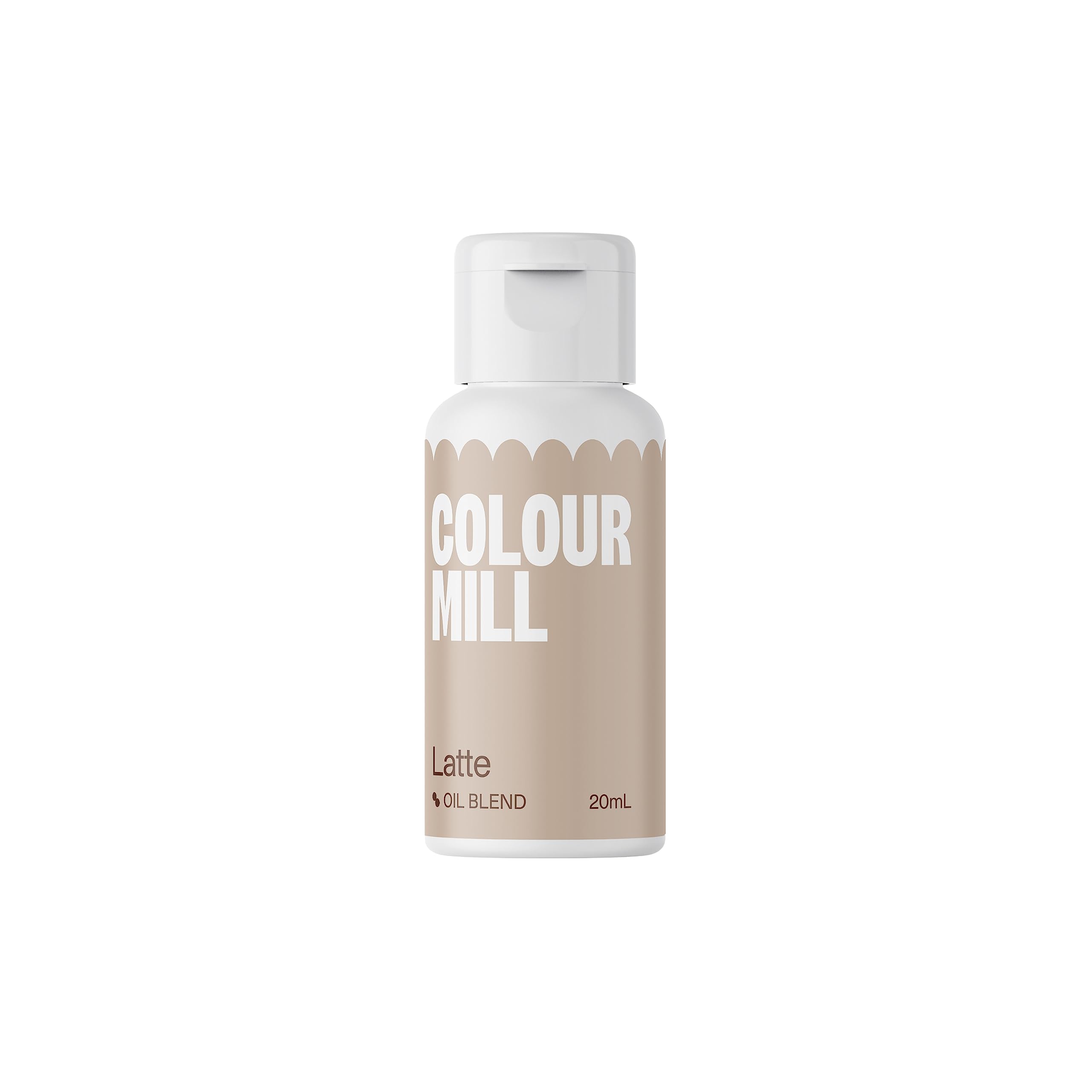 Colour Mill Oil Blend Food Colouring Latte: Next Generation Oil Based Food Colours - 20 ml