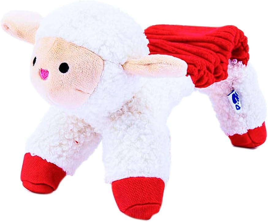 Juguete de peluche PAWTY Lamb Chop para perros pequeños y medianos