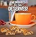 Cooper Street Twice Baked Orange Cranberry Biscotti Cookies - 1.25 Lb - Light and Crispy Coffee Cookie Bites - Low Calorie Italian Snacks for Adults & Kids - Kosher, Dairy, Peanut & Soy Free