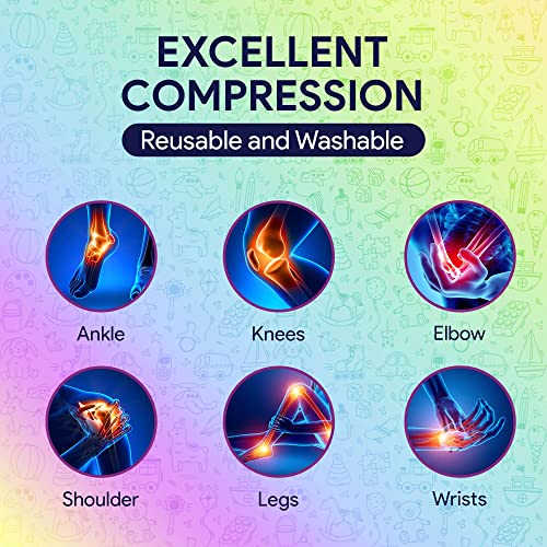 Elastic Bandage Wrap With Self Closure - 3” X 180” Compression Sports Wrap - 2 Breathable And Moisture Resistant Elasticated Medical Wrap Bandages For Foot, Leg, Arm, And Body Sprains #TOP5