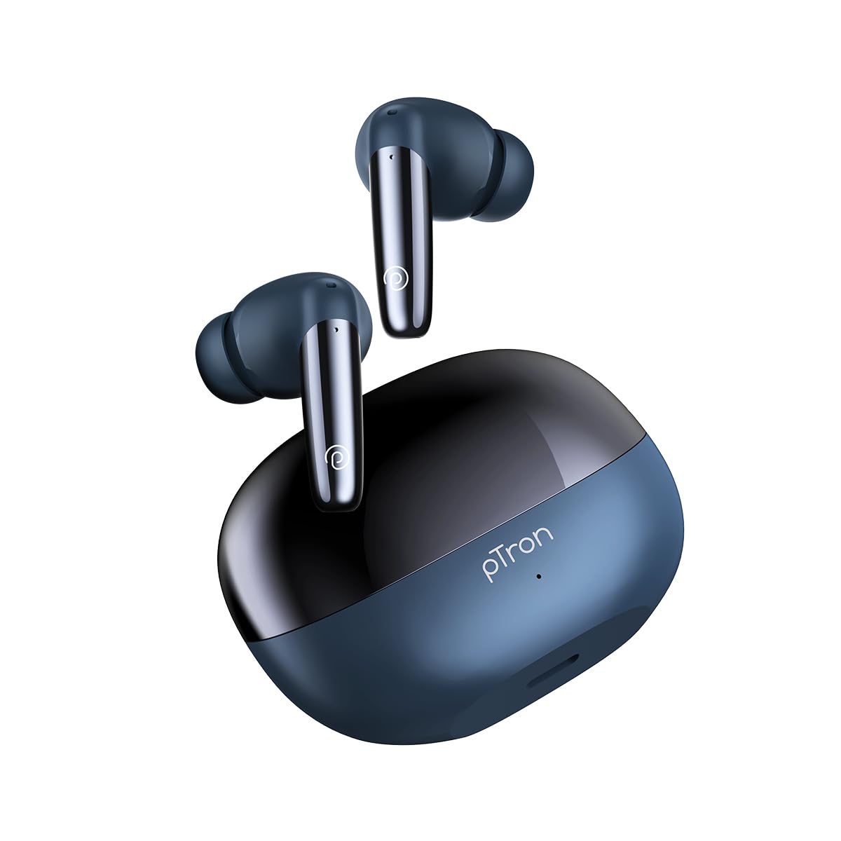 (Refurbished) pTron Zenbuds Ultima ANC Earbuds, 35dB Active Noise Cancellation TWS, Transparency Mode, Quad Mic TruTalk ENC Calls, 50Hrs Playtime & in-Ear Bluetooth 5.3 Wireless Headphones & IPX5 (Blue) (B0D1LM9N1J) Amazon Price History, Amazon Price Tracker