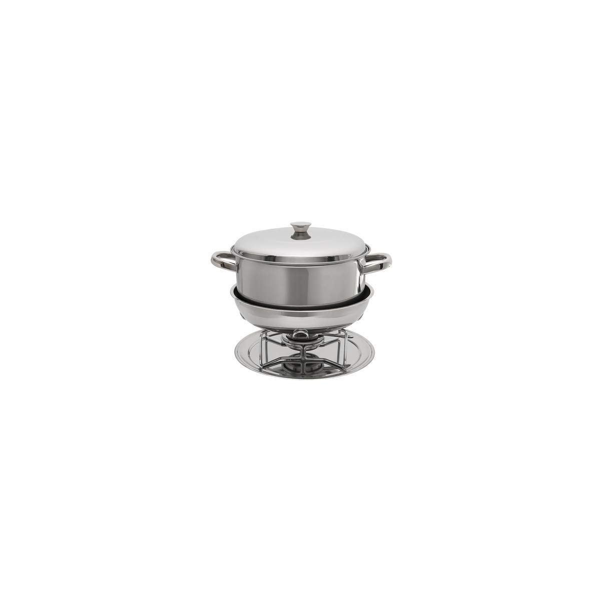 Brinox - Rechaud com Banho Maria 1,5 Litros Platanos - Aço Inox
