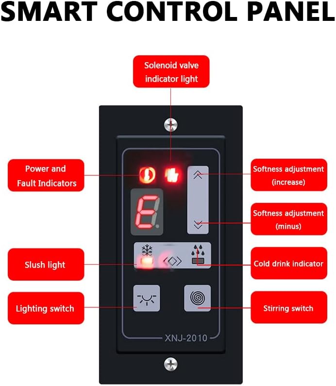 Commercial Slush Machine, Drink Machine, Stainless Steel Drink Machine with Constant Temperature Control, Fruit Beverage Iced Tea Juice Machine