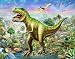 LPRTALK DIY 5D Diamond Painting Kit, Round Drill Crystal Rhinestone Embroidery Cross Stitch Arts Craft Canvas Supply Kit for Adults and Kids Christmas New Year Gift Tyrannosaurus Rex 10X12 inches